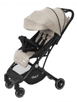 Коляска прогулочная Baby Tilly Bella T-163, Linen Beige (Бежевый)