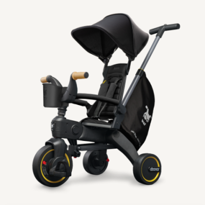 Трехколесный детский велосипед Doona Liki Trike S5, Nitro Black (Черный)