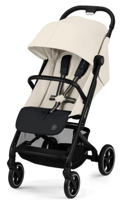 Коляска прогулочная Cybex Beezy (с дождевиком и бампером), Canvas White (Белый)