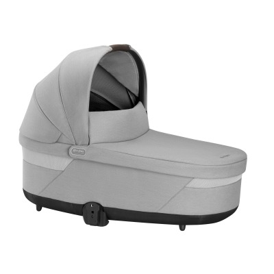 Люлька для коляски Cybex Balios S Lux New 2023 (с дождевиком), Lava Grey (Серый)