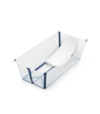 Детская ванна с горкой Stokke Flexi Bath Bundle Maxi (639602), Transparent Blue (Синий)