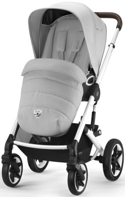 Коляска прогулочная Cybex Talos S Lux шасси SLV (с дождевиком), Lava Grey (Серый)