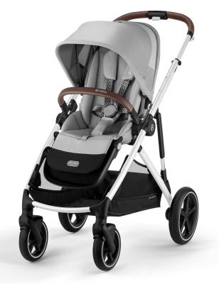 Коляска прогулочная Cybex Gazelle S шасси SLV, Lava Grey / Серый (с корзиной)