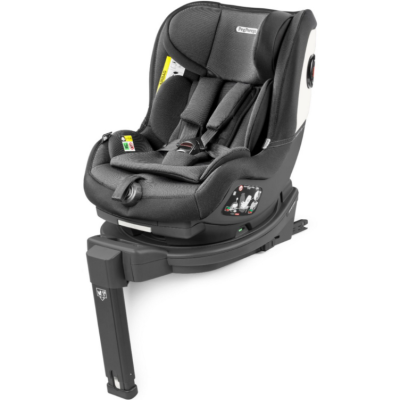 Автокресло Peg-Perego Viaggio Giro (9-18 кг) + база Giro, Crystal Black (Черный / Серый)