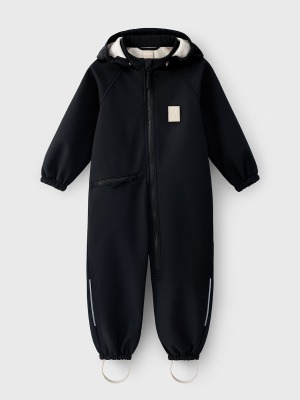 Комбинезон Leokid Softshell 2024, Black Coal (Черный)