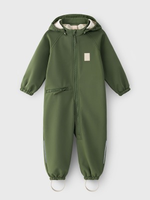 Комбинезон Leokid Softshell 2024, Green Moss (Зеленый)