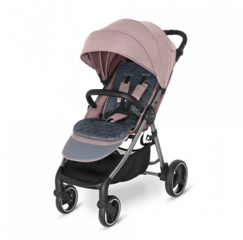 Коляска прогулочная Baby Design Wave 2021, Pink / Розовый (108)