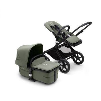 Коляска 2 в 1 Bugaboo Fox 3 Complete шасси Black, Forest Green (Зеленый)