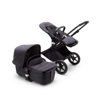 Коляска 2 в 1 Bugaboo Fox 3 Complete Mineral шасси Black, Washed Black (Графит)