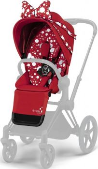 Сменный чехол Seat Pack для коляски Cybex Priam III, FE JS Petticoat (Красный с узором)