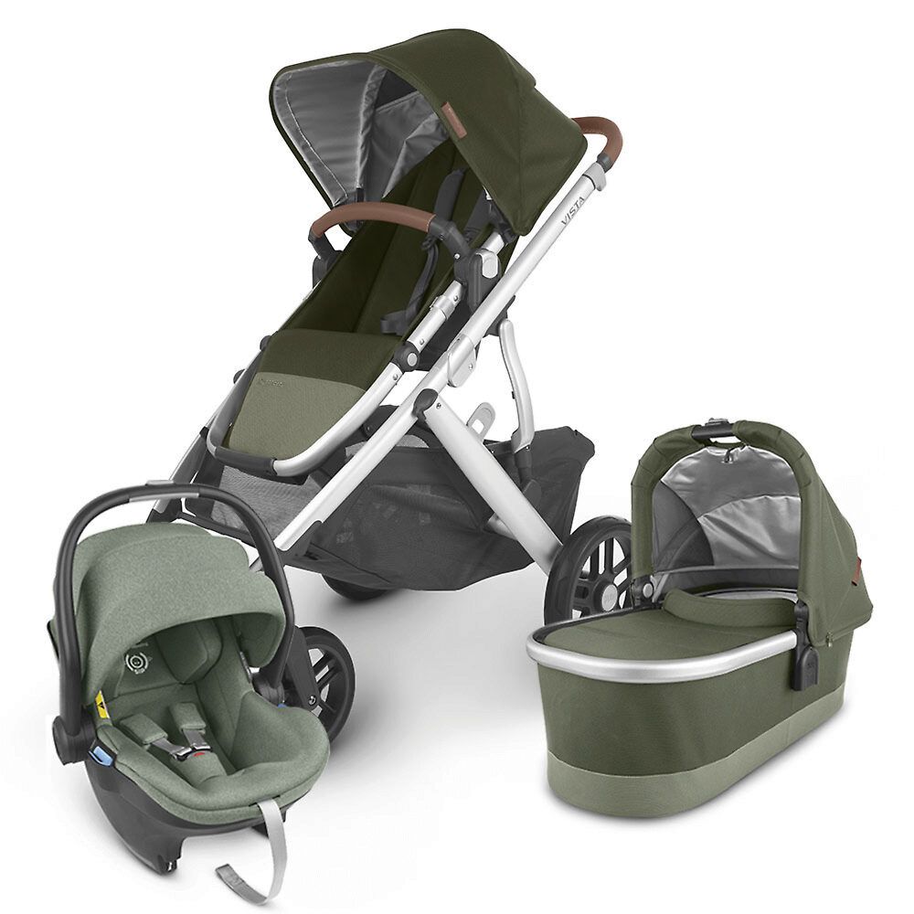 Коляска 3 в 1 Uppababy Vista V2, Hazel (Оливковый) купить в Москве за 155  000 руб. с доставкой от официального дилера Boan Baby