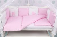 Комплект в кроватку AmaroBaby Premium (18 предметов), Кроха (Розовый) - вид 5 миниатюра