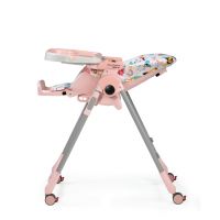 Стульчик для кормления Peg-Perego Prima Pappa Follow Me, Super Girl (Белый с рисунком) - вид 3 миниатюра