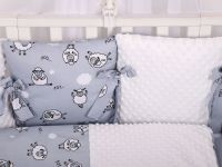 Комплект в кроватку AmaroBaby Exclusive Soft Collection (15 предметов), 101 Барашек - вид 5 миниатюра