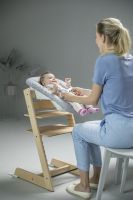 Стульчик для кормления Stokke Tripp Trapp + сиденье Newborn Set для новорожденного, Natural (Светло-коричневый) - вид 7 миниатюра