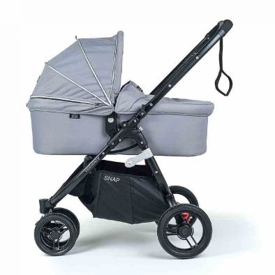 Люлька Valco baby External Bassinet для колясок Snap Duo, Coal Black (Черный) - вид 7 миниатюра