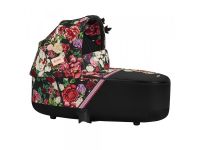 Коляска 2 в 1 Cybex Priam III Spring Blossom шасси Matt Black, Dark (Темный) - вид 1 миниатюра