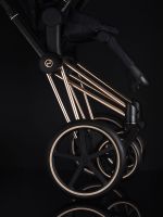 Коляска 3 в 1 Cybex Priam III Jewels of Nature шасси Rose Gold, Jewels of Nature (Темно-синий) - вид 39 миниатюра