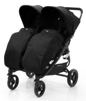 Накидка на ножки Valco Baby для колясок Snap Duo, Coal Black (Черный) - вид 1 миниатюра