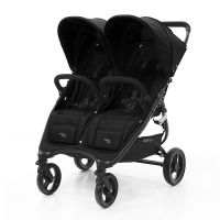 Прогулочная коляска для двойни Valco Baby Snap Duo, Coal Black (Черный) - вид 1 миниатюра