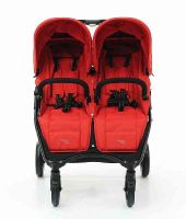 Прогулочная коляска для двойни Valco Baby Snap Duo, Fire Red (Красный) - вид 1 миниатюра