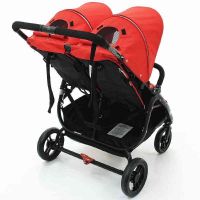 Прогулочная коляска для двойни Valco Baby Snap Duo, Fire Red (Красный) - вид 3 миниатюра