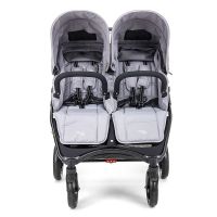 Коляска для двойни 2 в 1 Valco Baby Snap Duo, Cool Grey (Серый) - вид 3 миниатюра