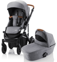 Коляска 4 в 1 Britax Roemer Smile III + Автокресло Baby-Safe 3 i-Size + База Flex Base 5Z, Frost Grey (Серый) - вид 1 миниатюра