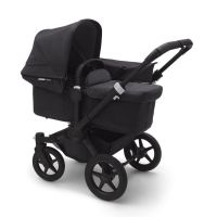 Люлька Bugaboo для коляски Donkey 3 Complete Mineral (180116MC01), Washed Black (Графит) - вид 1 миниатюра