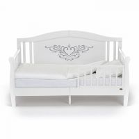 Детская кровать-диван Nuovita Stanzione Verona Div Cuore, Bianco (Белый) - вид 1 миниатюра