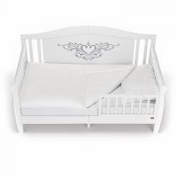 Детская кровать-диван Nuovita Stanzione Verona Div Cuore, Bianco (Белый) - вид 3 миниатюра