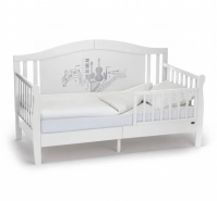 Детская кровать-диван Nuovita Stanzione Verona Div Musica, Bianco (Белый) - вид 1 миниатюра