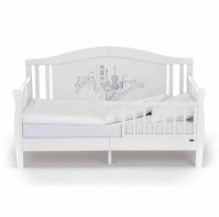 Детская кровать-диван Nuovita Stanzione Verona Div Musica, Bianco (Белый) - вид 3 миниатюра