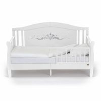 Детская кровать-диван Nuovita Stanzione Verona Div Ornamento, Bianco (Белый) - вид 1 миниатюра