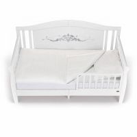 Детская кровать-диван Nuovita Stanzione Verona Div Ornamento, Bianco (Белый) - вид 3 миниатюра
