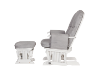 Кресло-качалка для кормления Tutti Bambini GC35, White / Grey (Белый / Серый) - вид 3 миниатюра