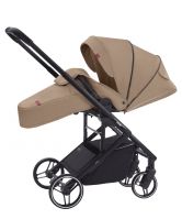 Коляска 2 в 1 Carrello Alfa CRL-6507, Evening Beige (Коричневый) - вид 3 миниатюра