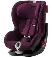 Автокресло Britax Roemer King II LS Black Series (9-18 кг), Burgundy Red Trendline (Бордо) - вид 1 миниатюра