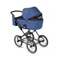 Коляска 3 в 1 Noordline Nicole Classic, Blue / Синий (Шасси Black) - вид 5 миниатюра