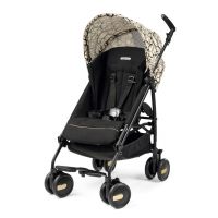 Коляска-трость Peg-Perego Pliko Mini, Graphic Gold (Бежевый / Черный) - вид 1 миниатюра