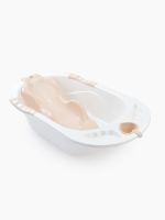 Детская ванна Happy Baby Bath Comfort, Sand (Белый / Бежевый) - вид 1 миниатюра
