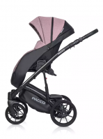 Коляска 2 в 1 Riko Basic Pacco, 02 - Pink (Розовый - Черный) - вид 19 миниатюра