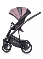 Коляска 2 в 1 Riko Basic Pacco, 02 - Pink (Розовый - Черный) - вид 21 миниатюра