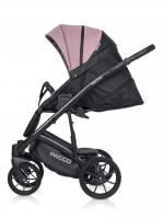 Коляска 2 в 1 Riko Basic Pacco, 02 - Pink (Розовый - Черный) - вид 23 миниатюра