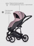 Коляска 2 в 1 Riko Basic Pacco, 02 - Pink (Розовый - Черный) - вид 37 миниатюра