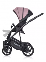 Коляска 2 в 1 Riko Basic Pacco, 02 - Pink (Розовый - Черный) - вид 17 миниатюра