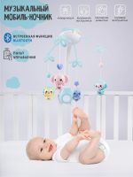 Мобиль для кроватки Amarobaby Dreamy Wings, Голубой - вид 1 миниатюра