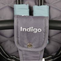 Коляска прогулочная Indigo Assana, Серый / Cиний - вид 35 миниатюра