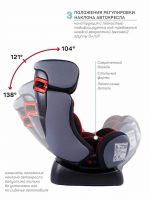 Автокресло Amarobaby Professional (0-25 кг), Черный / Красный - вид 19 миниатюра