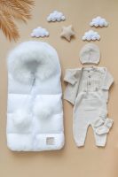 Конверт-кокон Argo Baby Atlantic, White (Белый) - вид 1 миниатюра